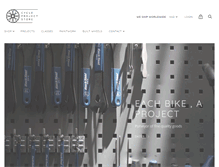 Tablet Screenshot of cycleprojectstore.com